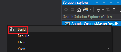Master-Details App In Angular With Cosmos DB Using Embedded Data Modeling